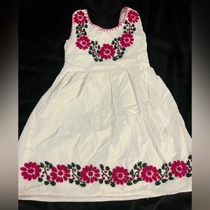 Very sweet embroidered dress made in Mexico, purchased in San Diego size 4